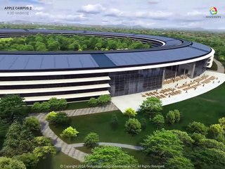 Render 3D de las nuevas oficinas de Apple