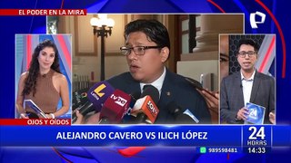 Congresistas Ilich López y Alejandro Cavero protagonizan acalorada discusión: “muchacho malcriado”
