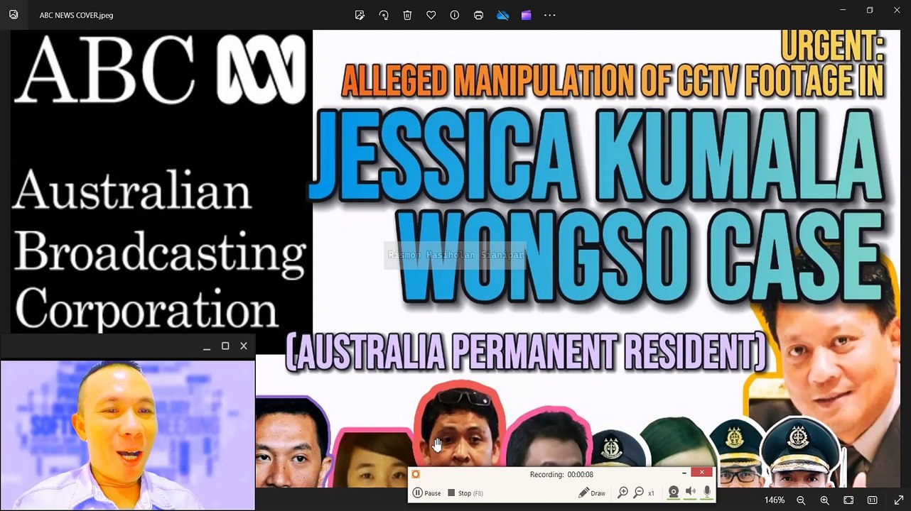 ABC News Australia: Urgent: Alleged Manipulation of CCTV Footage in Jessica Kumala Wongso Case