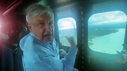 AMLO: Sobrevuelo por la presa Las Peñitas