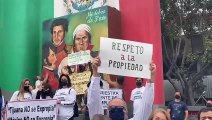 Ramos se une a la marcha contra expropiación del Club Campestre Tijuana