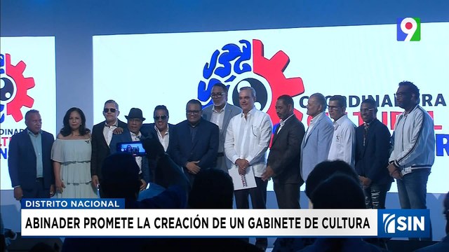 Abinader trabajará para la consolidación del sector cultural | Emisión Estelar SIN con Alicia Ortega