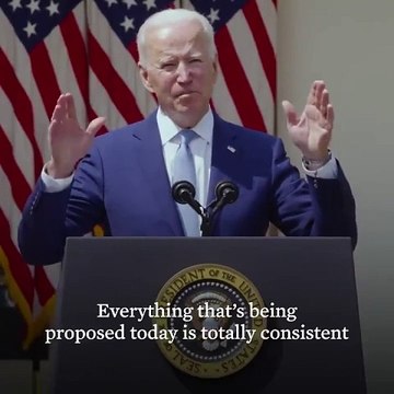 Biden habla sobre el control de armas en Estados Unidos