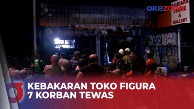Kebakaran Hebat Toko Figura di Mampang Prapatan, 7 Korban Tewas