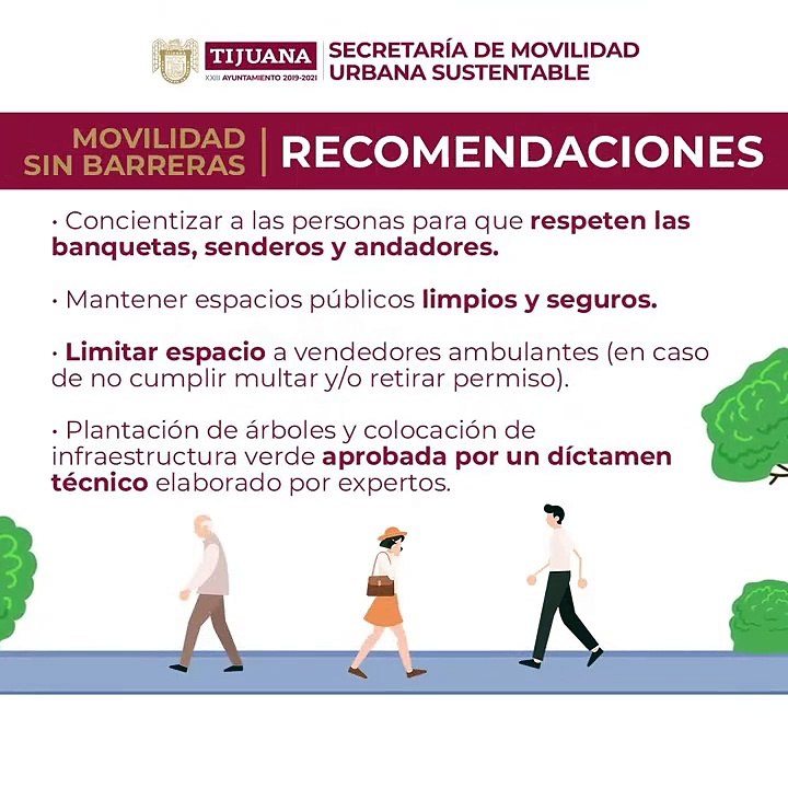 Recomendaciones para una movilidad sin barreras