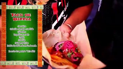 "Una Mordida Tacos Tijuana": Flowers and Peppers