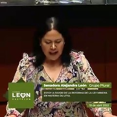 Alejandra León Gastelum vota a favor de otorgar a México exclusividad sobre el litio