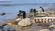 Antiguo Malecón queda al descubierto en Playas de Tijuana