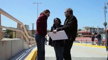 Marina del Pilar supervisa obras de infraestructura en Playas de Rosarito