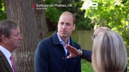 NO COMMENT: El príncipe Guillermo aparece por primera vez tras la noticia del cáncer de Kate