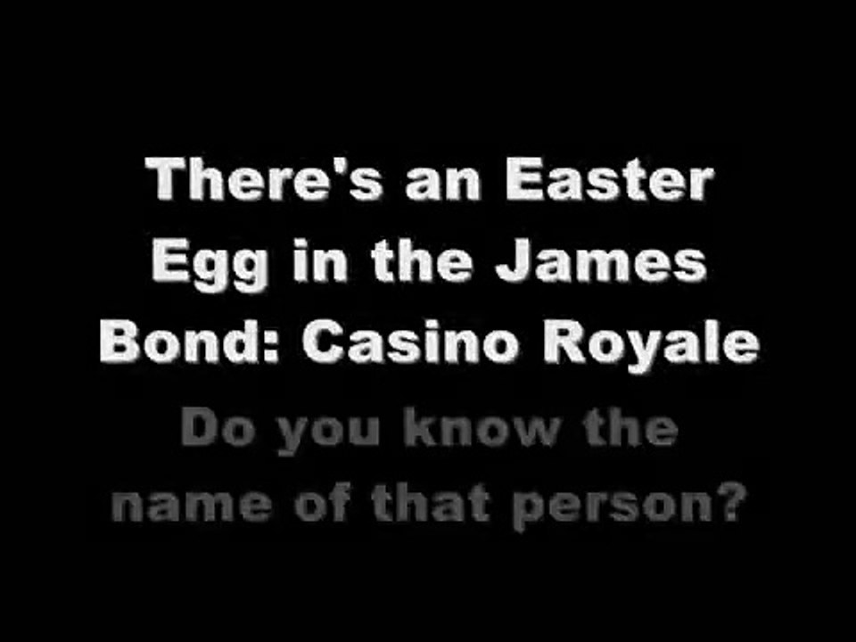 James Bond: Casino Royale - Cameo - Vídeo Dailymotion