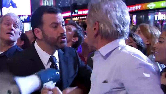 Harrison Ford y Chewbacca en Jimmy Kimmel Live