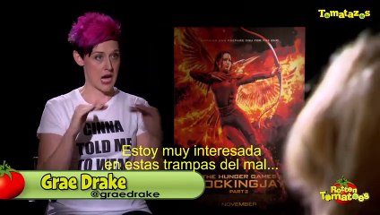 Entrevista al reparto de Los Juegos del Hambre: Sinsajo Parte 2