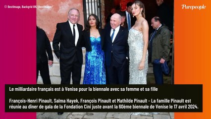 Video herunterladen: PHOTOS Salma Hayek et sa ravissante belle-fille Mathilde recouvertes de paillettes, sirènes du puissant François Henri-Pinault