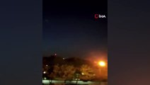 İsrail'den İran'a misilleme saldırı! Dünyaya ilan ettiler, işte ilk görüntüler