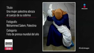 Mujer palestina abrazando al cuerpo de su sobrina muerta gana el World Press Photo 2024