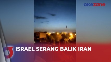 Israel Serang Balik, Sistem Pertahanan Iran Tembak Objek Tak Dikenal