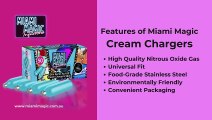 Miami Magic Cream Chargers and Whipped Cream Dispensers