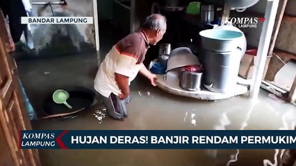 Hujan Deras! Banjir Rendam Permukiman Warga
