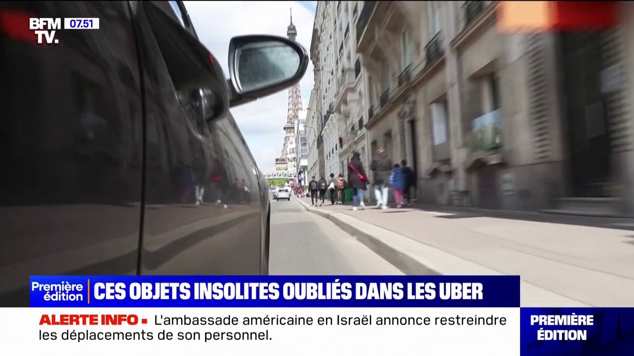 Uber dévoile le classement des objets les plus...