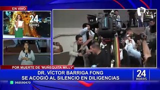 Muñequita Milly: Dr. Fong se acogió al silencio durante diligencias