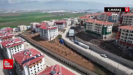 Kahramanmaraş’ta yeni deprem konutları yükseliyor