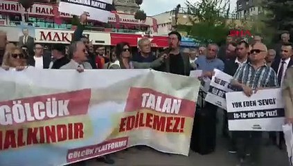 Tanju Özcan'ın eşi belediyeye karşı protesto eylemine katıldı