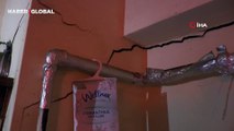 Tokat depremi sonrası Kayseri’deki evinde yaşanan hasar şoke etti