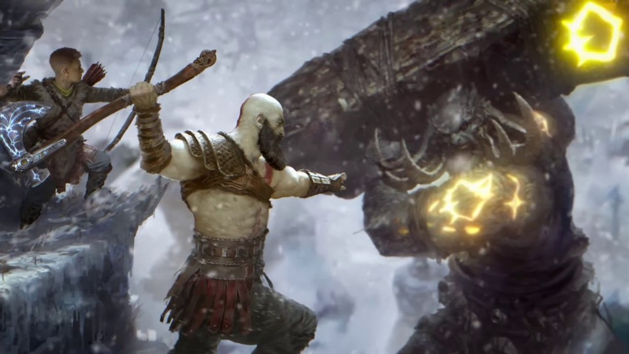 God of war: kratos' reise wird zum tabletop und der trailer erinnert stark an das videospiel