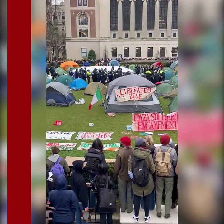 Dünyanın en önemli üniversitelerinden biri! Rektör Filistin eyleminden rahatsız oldu, kampüse polis yığdı
