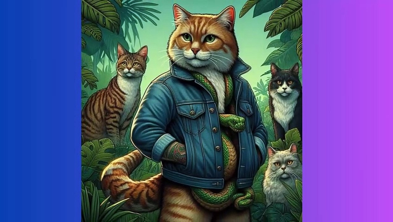 Sad story | Cat meet Snake ||  Kidz Maze Cartoon | #cat | #aicat7 | #trending | #cartoon | cat video
