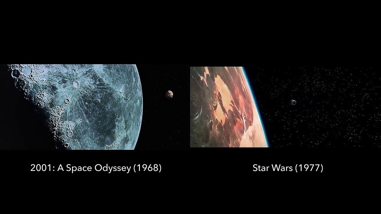 Star Wars / 2001: Odisea del Espacio | Similaridades visuales | 40 años de Star Wars