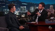 Zac Efron en el Show de Jimmy Kimmel