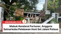 Mabuk Kendarai Fortuner, Anggota Satnarkoba Pelalawan Huni Sel Jalani Patsus