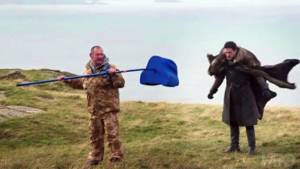 Encuentro entre Jon Snow y Drogon en Game Of Thrones 5X7