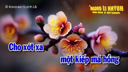 Bông Mua Tím Karaoke Tone Nam Nhạc Sống ( Beat Hay ) Karaok Việt Nam