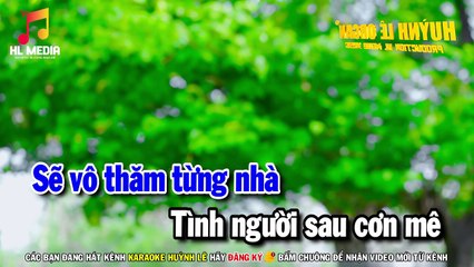 Qua Cơn Mê Karaoke Tone Nam Nhạc Sống ( Beat Hay ) Karaok Việt Nam