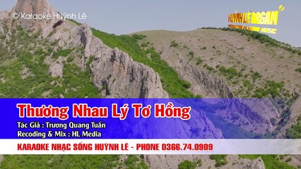 Karaoke Thương Nhau Lý Tơ Hồng Tone Nữ Nhạc Sống Cha Cha | Karaok Việt Nam