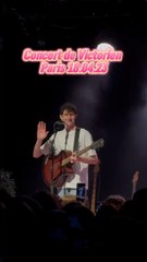 10 minutes du concert de Victorien (Star Academy) à Paris le 18.04.24