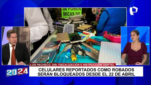 Luis Pacheco sobre robos de celulares: “En marzo se registraron más de 4000 denuncias de arrebatos”