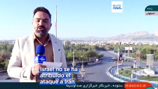 Irán difunde un vídeo de la base de Isfahán tras el ataque de esta madrugada