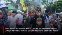 Demo Putusan MK di Patung Kuda, Ada Eks Danjen Kopassus Soenarko hingga Din Syamsuddin