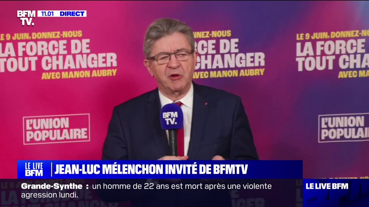 "La première étape, c'est un cessez-le-feu à Gaza": Jean-Luc Mélenchon réagit aux tensions entre Israël et l'Iran