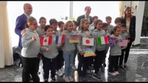 G7, Tajani a Capri ha incontrato un gruppo di giovani studenti
