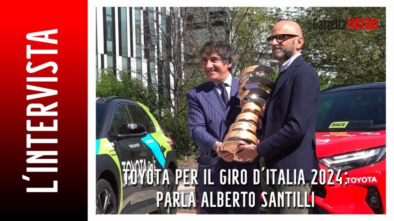Toyota fa viaggiare il Giro d'Italia fino al 2025: intervista ad Alberto Santilli