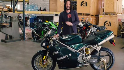 Keanu Reeves y su colección de motocicletas
