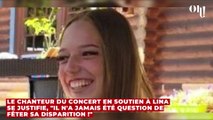 Le chanteur du concert en soutien à Lina se justifie, 