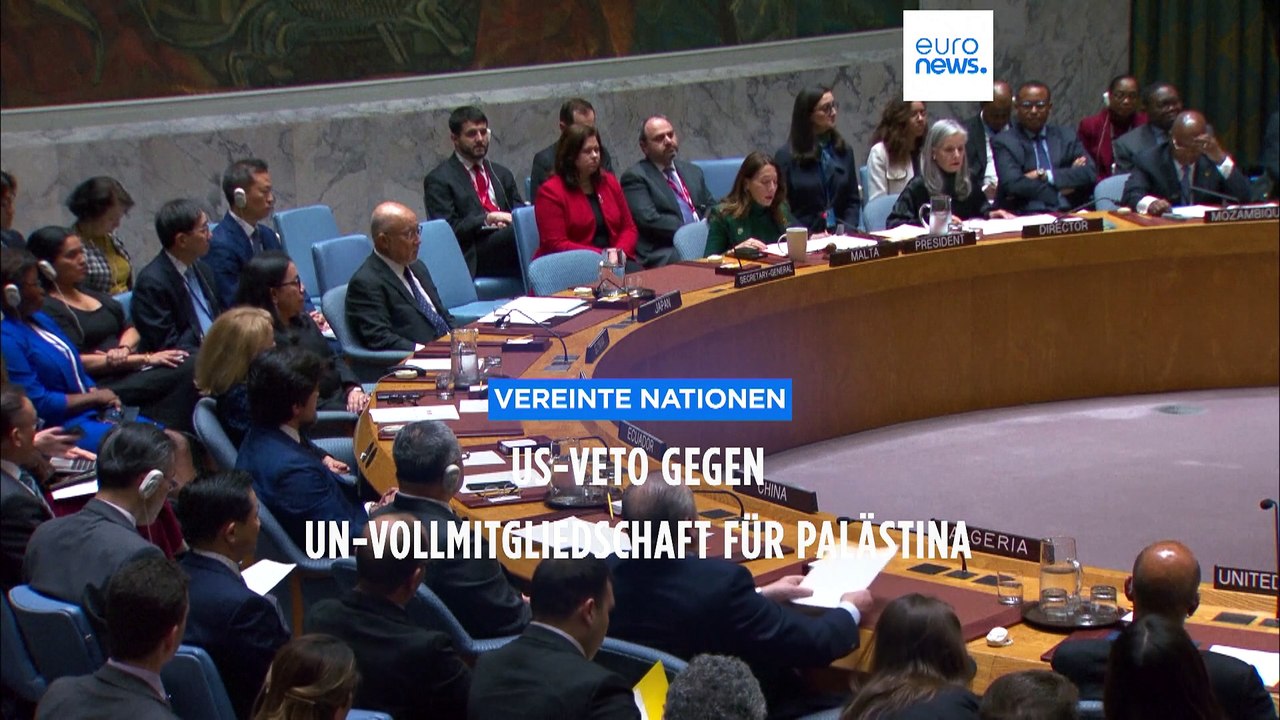 Weltsicherheitsrat: USA blockieren UN-Vollmitgliedschaft für Palästina