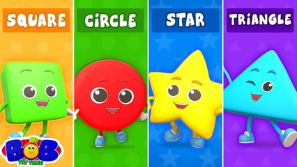 Learn Shapes with Bob the Train + More Educational Videos for Kids