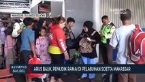 Arus Balik, Pemudik Ramai Di Pelabuhan Soetta Makassar